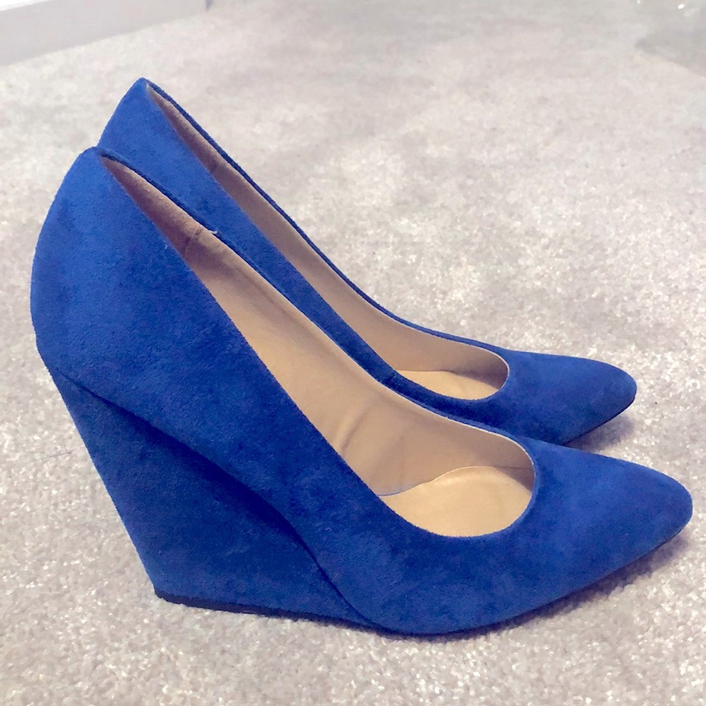 Nine West Blue Wedge